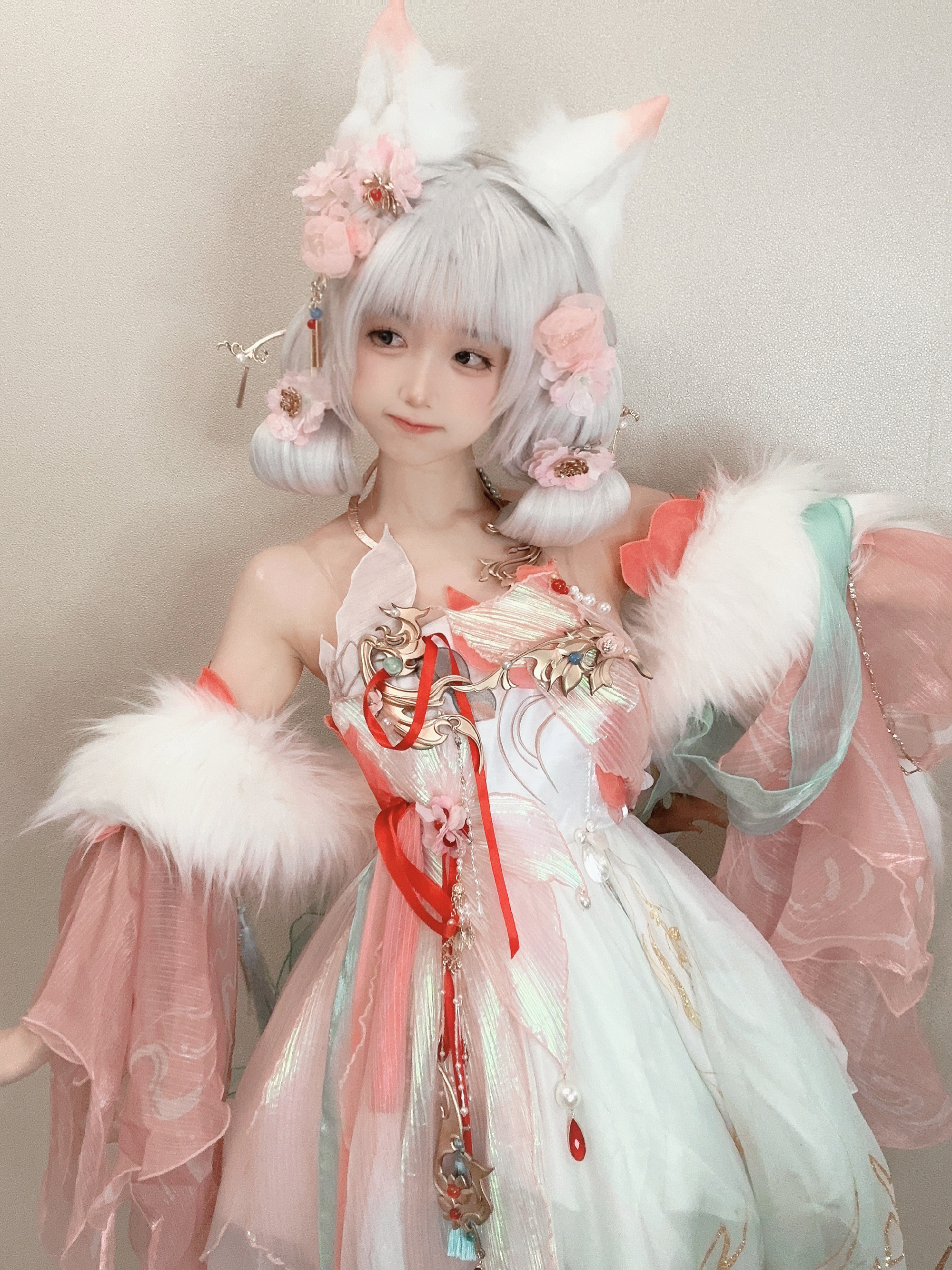 天谕手游联动狐妖小红娘@可以吃的小奶糖 COSPLAY-第6张
