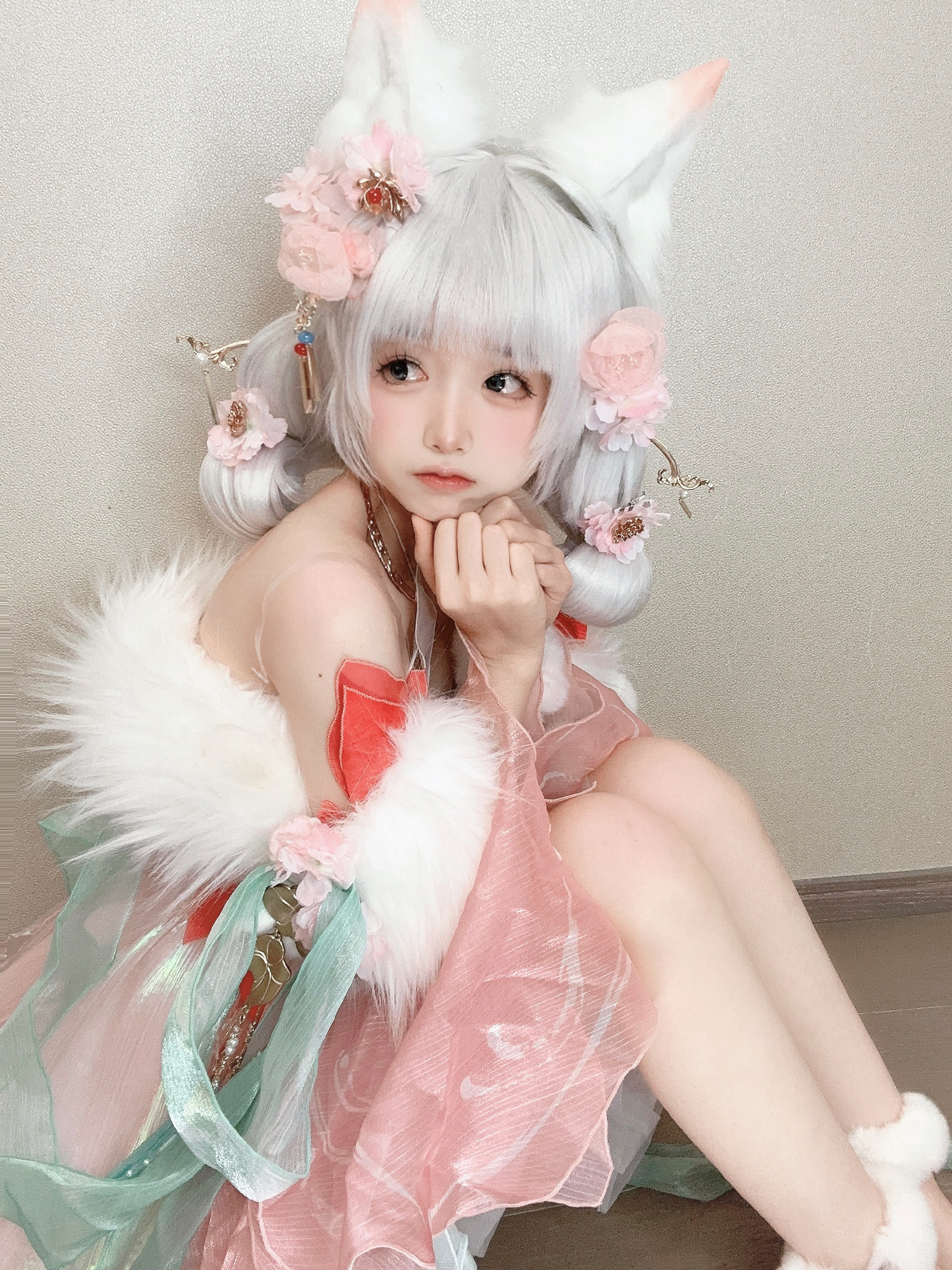 天谕手游联动狐妖小红娘@可以吃的小奶糖 COSPLAY-第9张