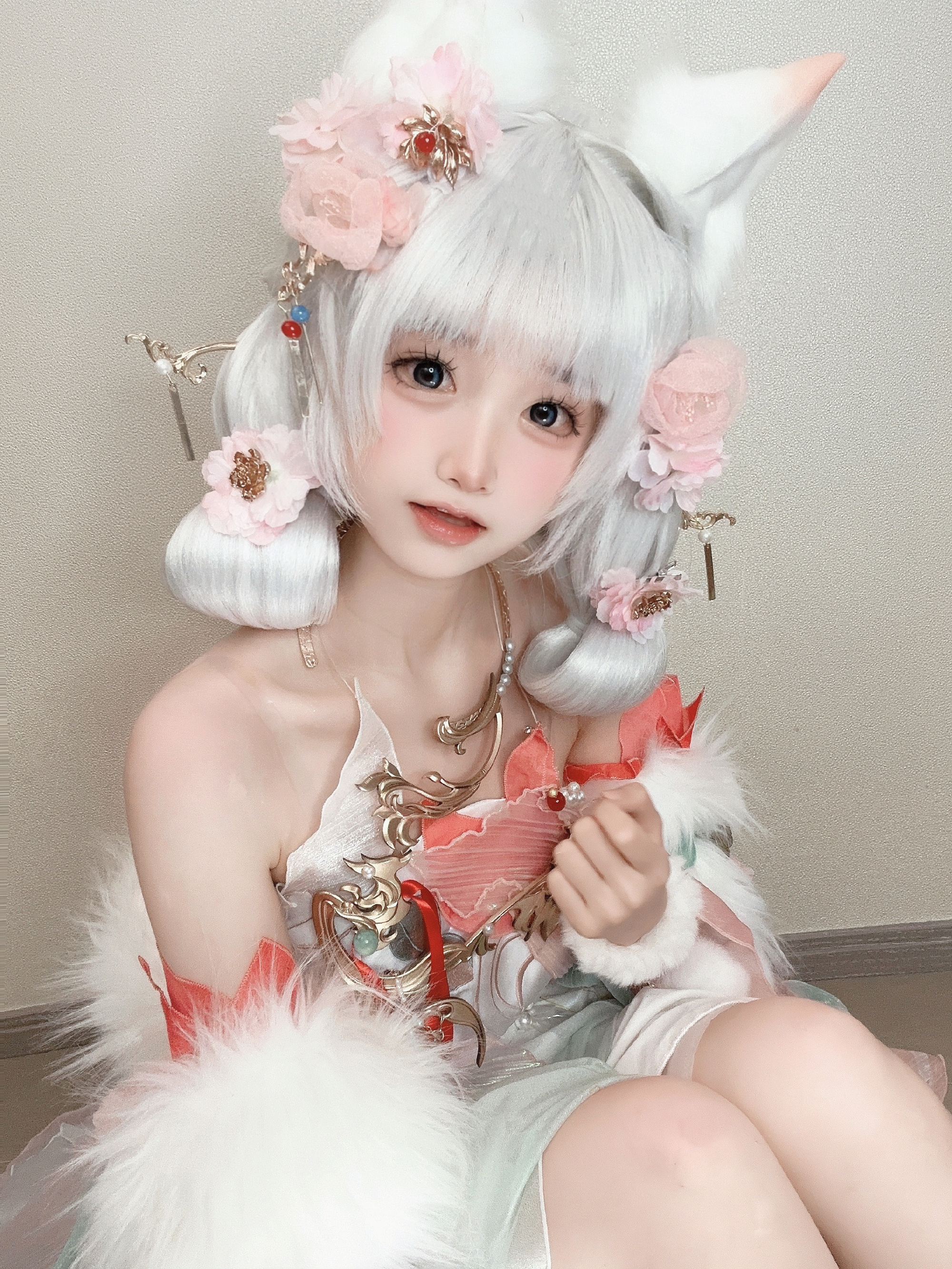 天谕手游联动狐妖小红娘@可以吃的小奶糖 COSPLAY-第3张