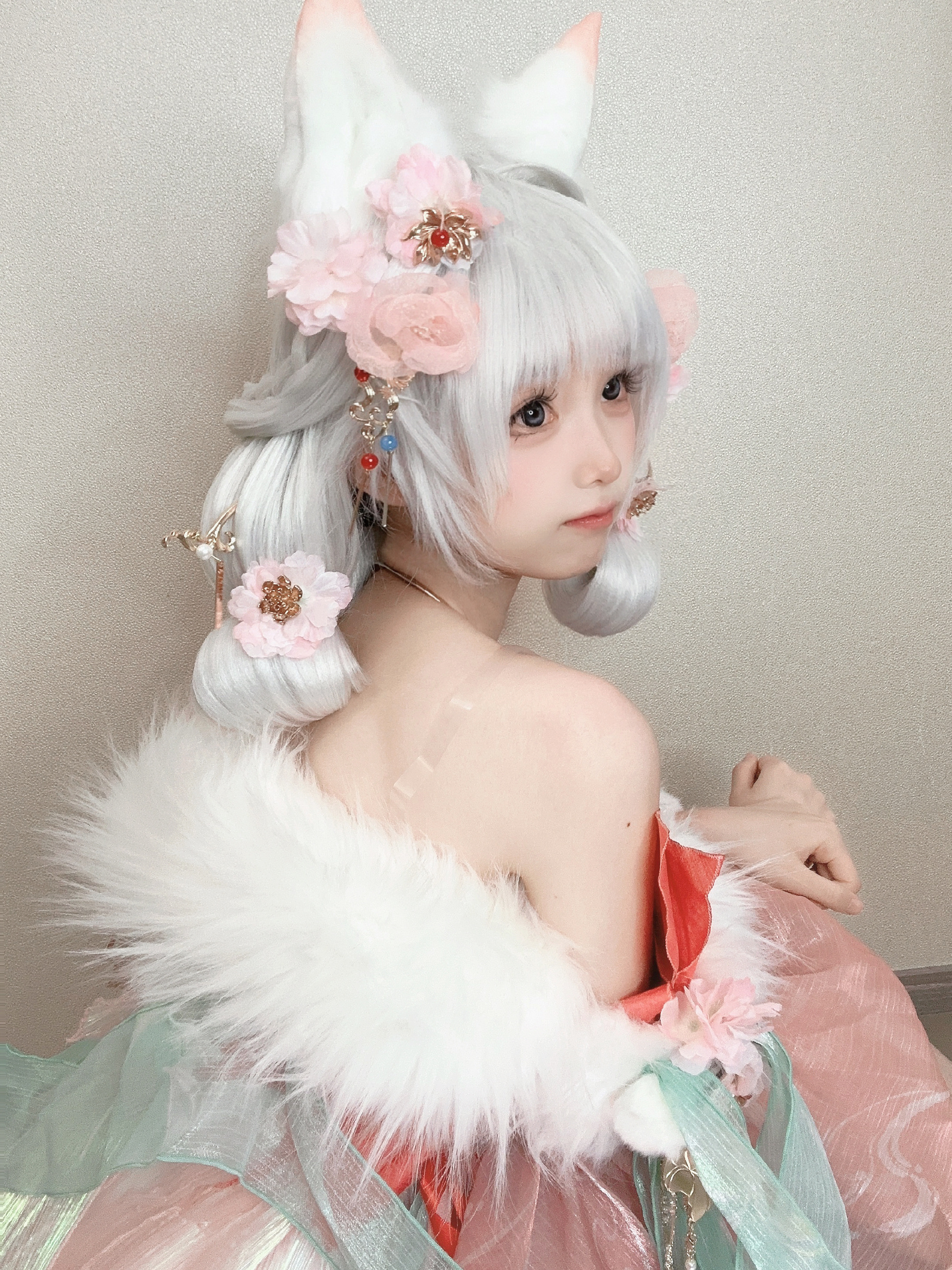 天谕手游联动狐妖小红娘@可以吃的小奶糖 COSPLAY-第4张