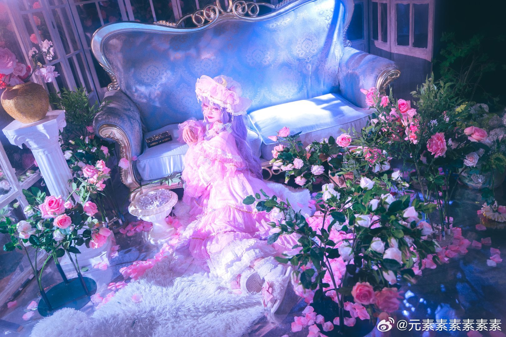 COSPLAY 东方project 帕秋莉·诺蕾姬@元素素素素素素 COSPLAY-第11张