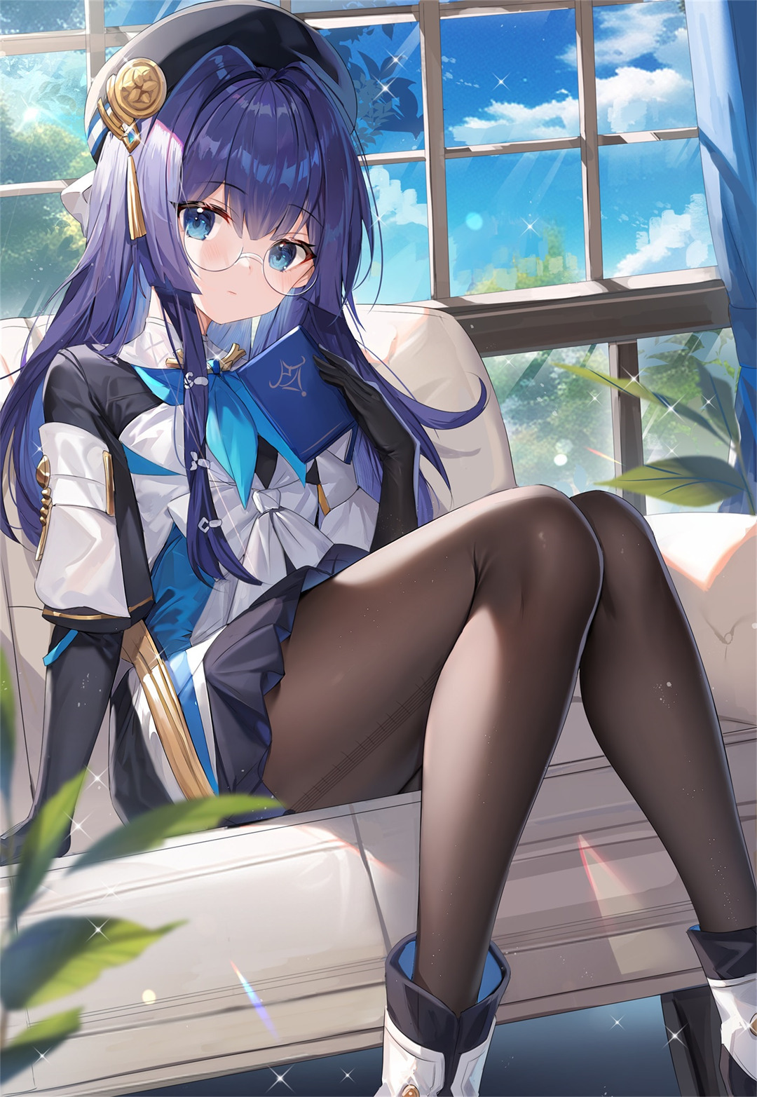 【P站画师】屑狐狸  MIKU 椰羊甘雨 中国插画师山桂贰的美图作品推荐 P站画师-第15张