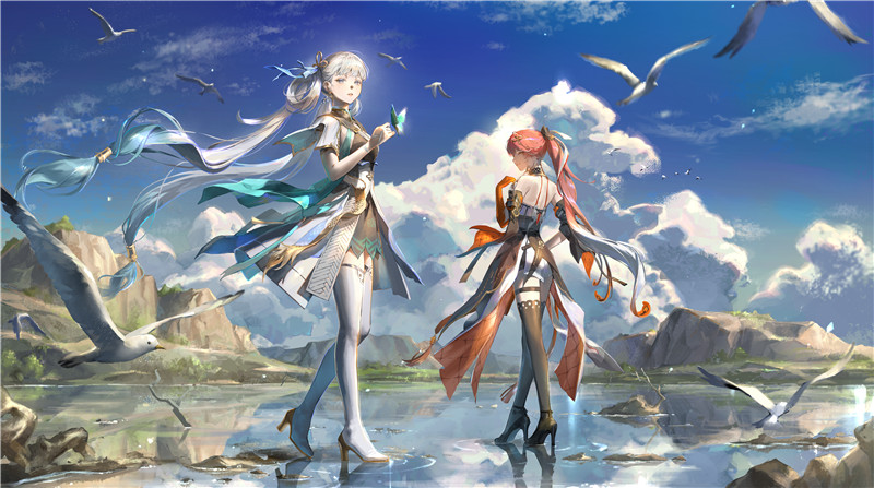鸣潮角色今汐全身立绘4K8K超清壁纸游戏海报画集原画插画图片素材
