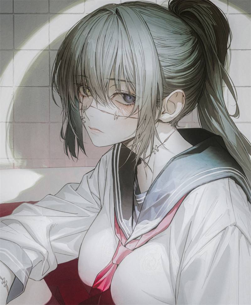 韩国画师WANKE精美暗黑风原画插画CG壁纸作品上色过程美术图片集(截止2024.03.23)