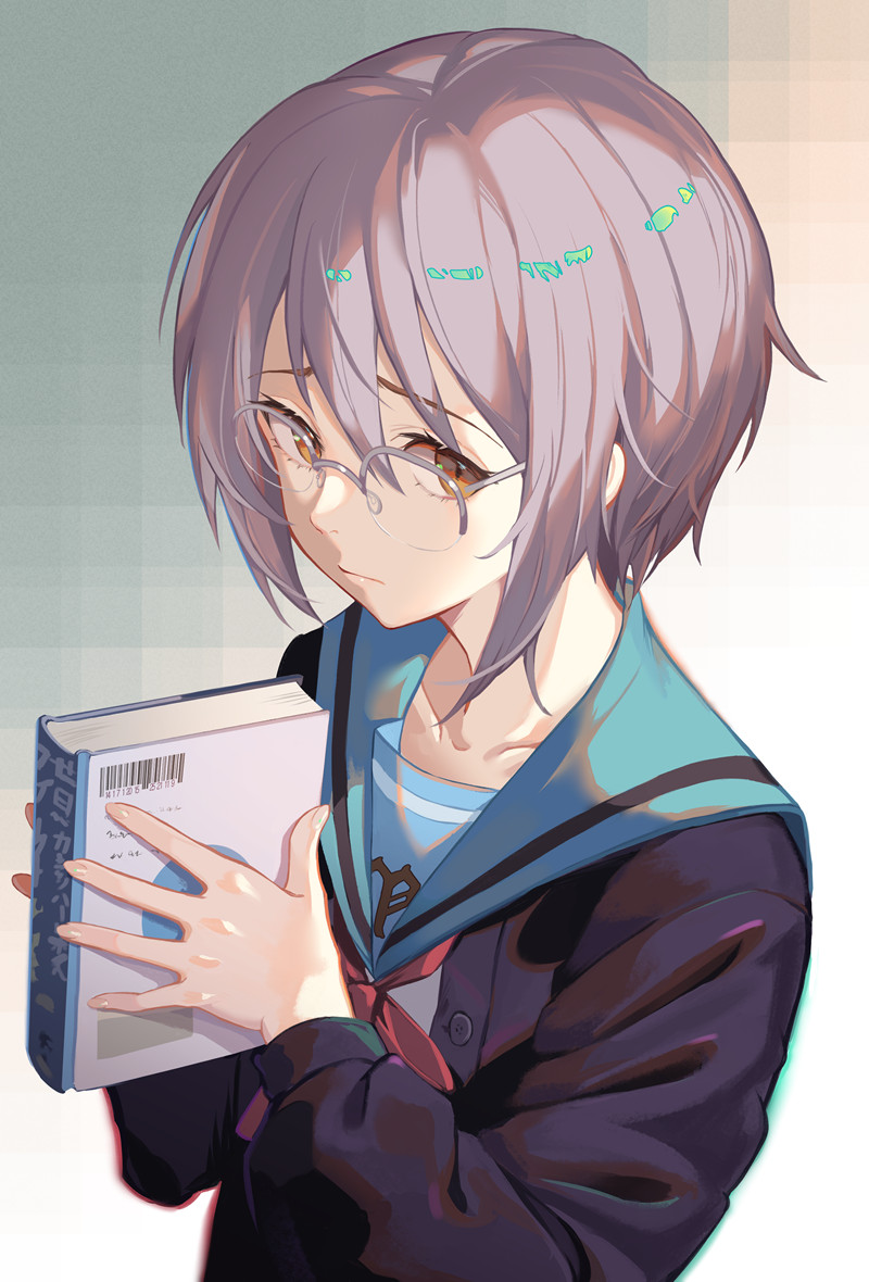 动漫凉宫春日的忧郁长门有希相关图集原画插画CG壁纸美术图片素材(二期更新)[297P-304M]