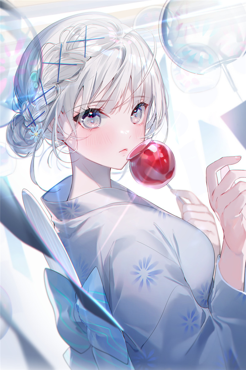 动漫二次元插画夏日浴衣少女主题图集原画壁纸CG图片素材美术资料(二期更新)[1948P-3.56G]