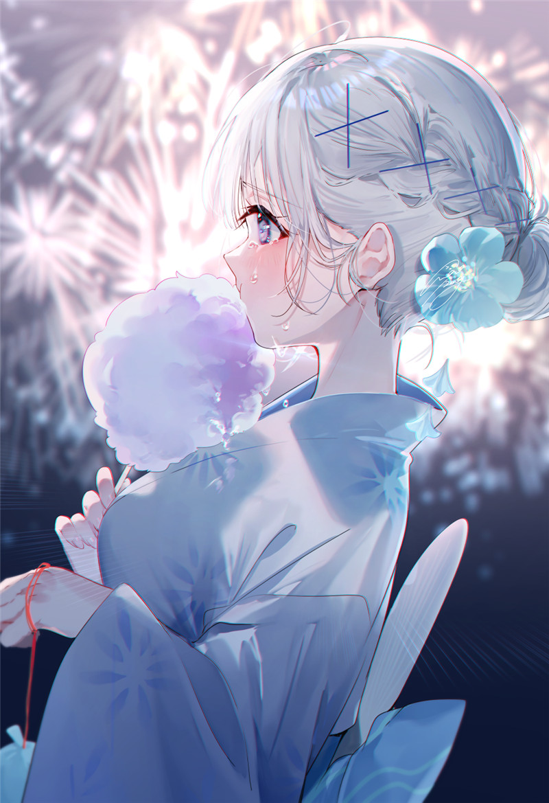 动漫二次元插画夏日浴衣少女主题图集原画壁纸CG图片素材美术资料(二期更新)[1948P-3.56G]