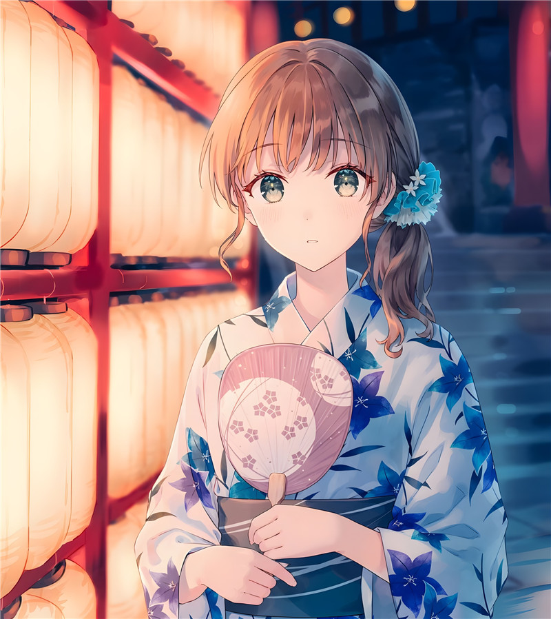 动漫二次元插画夏日浴衣少女主题图集原画壁纸CG图片素材美术资料(二期更新)[1948P-3.56G]